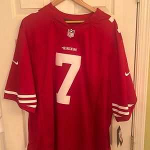 Kaepernick 49ers Nike Jersey with tags (name and numbers are stitched)